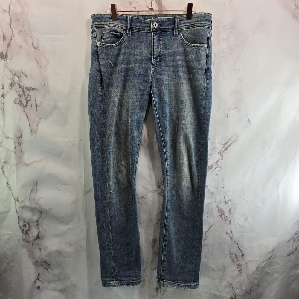 Anthropologie Jeans Womens 27 Slim Boyfriend High Rise Denim Pilcro Skinny